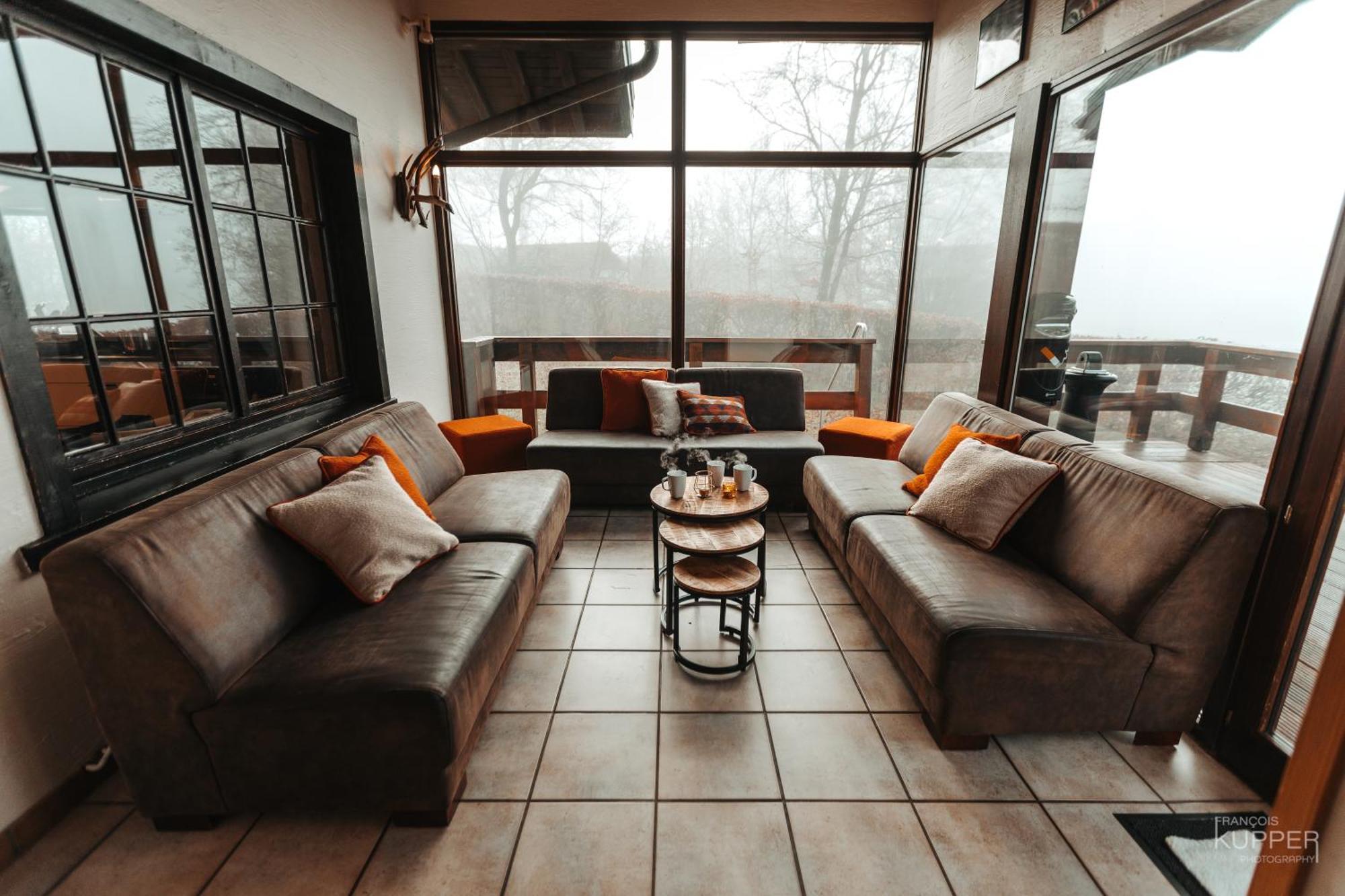 Le Grand Cerf 25 Pers, Malmedy- Chalet Rustique, Jardin Ngoại thất bức ảnh